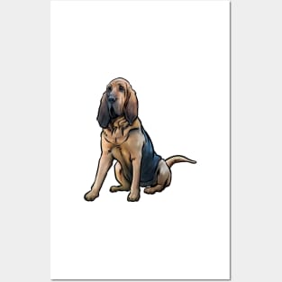 Bloodhound Dog Posters and Art